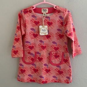 NWT Hatley Apple Heart Dress